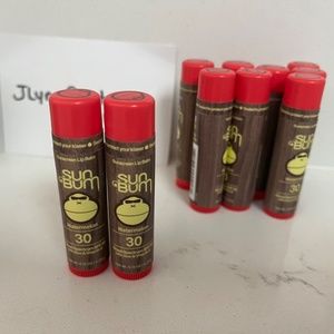 New Sun Bum SPF 30 chapstick bundle watermelon 2 pc, Sun Bum chapstick NEW